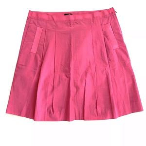 3x$25 J.Crew Pink Pleated Front Cotton Skirt Sz 8